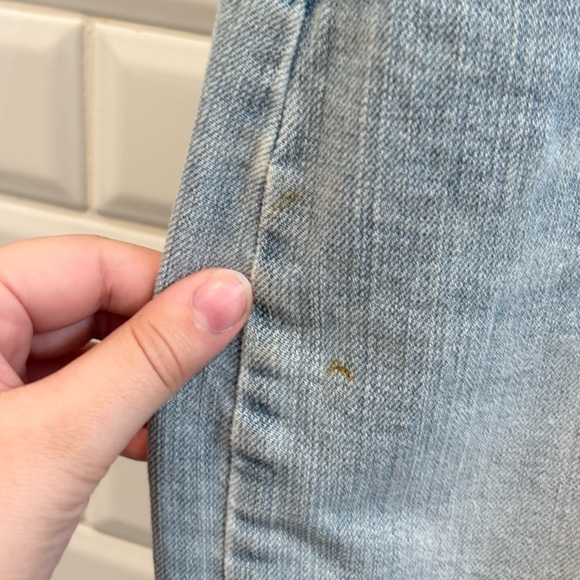 Women’s 14 Mossimo Light Wash Straight Denim Skirt - Picture 4 of 8